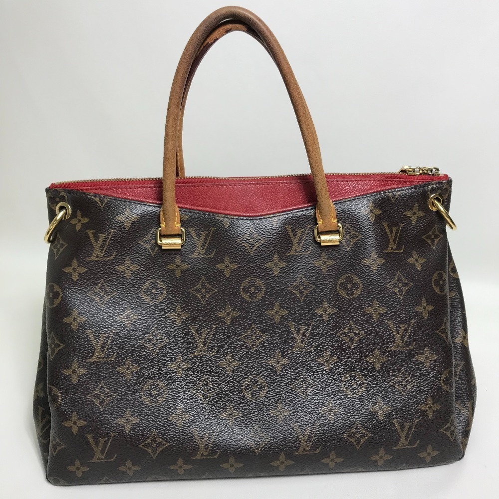 Louis Vuitton Monogram Pallas 2WAY Shoulder Bag Brown